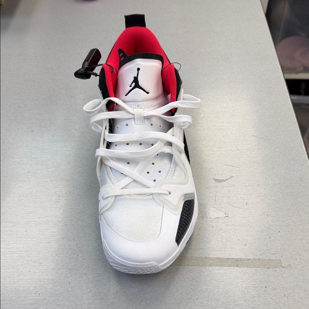 Air Jordan White and Black Sneaker